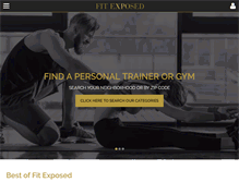 Tablet Screenshot of fitexposed.com